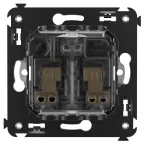 Avanti Розетка в стену, 2P+E, с защитными шторками, ''Белое облако''