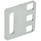 Переходник с 21'' на 19'' 1U серый