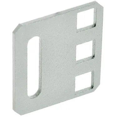 Переходник с 21'' на 19'' 1U серый