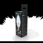 Лампа светодиодная LED 6.5 Вт 550 лм 4100К свеча нейтральный E14 AC 220В Black Gauss