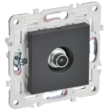 SKANDY Розетка TV оконечная SK-A12T титан IEK