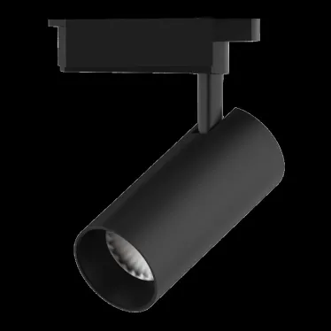 Светильник светодиодный трековый на шинопровод ДПО 16 Вт 1390 лм 4000К AC 220В Черный IP20 D85х210мм однофазный угол 24 грд Track Gauss