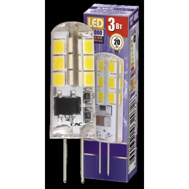 Лампа светодиодная LED 3Вт G4 200Лм белый 220V/50Hz