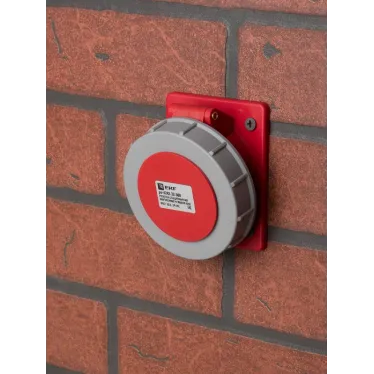 Розетка стационарная внутренняя угловая 4242 3Р+РЕ 32А 380В IP67 PROxima