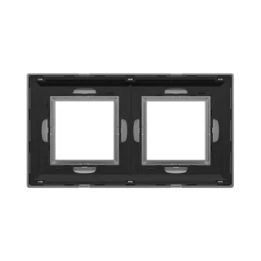 Рамка из металла, ''Avanti'', светло-серебристая, 4 модуля