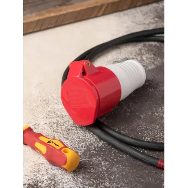 Розетка кабельная 16А 3Р+Е IP44 переносная 380В