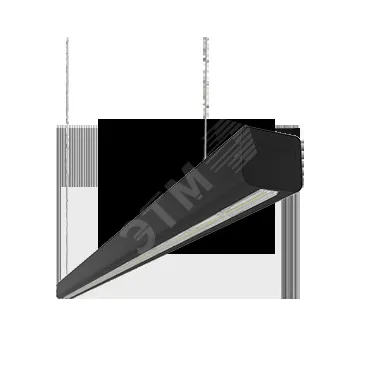 Cветильник светодиодный Mercury LED Mall 885*66*58 мм опал 48W 4000К RAL9005 черный муар | V1-R0-90429-31G02-2304840 | VARTON