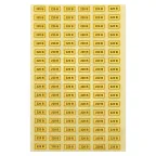 Наклейка 220В 10х15мм (1шт)