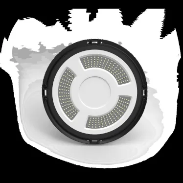 Светильник светодиодный промышленный ДСП 100 Вт 12000 лм 5000К AC 220В IP65 D230х88мм стекло угол 120 грд UFO Gauss