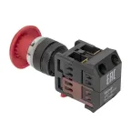 Кнопка красная AEA-22 Гриб NO+NC