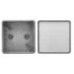 Коробка распределительная KMP-030-035 с крышкой (85х85х40) для прямого монтажа без мембр. вводов серая IP54 EKF