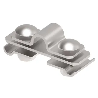 Адаптер для соединения токоотвода высокого напряжения HVI с молниеприемной мачтой. Материал - нержавеющая сталь.