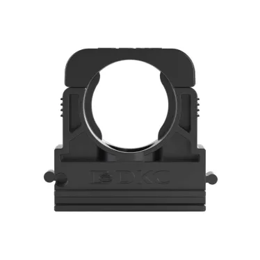 Держатель с крышкой 17 мм полиамид черный