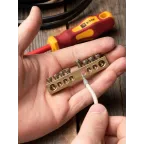 Шина нулевая 8х12мм 125А 8 отверстий крепеж по центру латунь PROxima