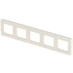 Рамка 5 постов INSPIRIA слоновая кость