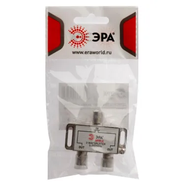 Делитель ТВ Simple DS-F-SAT-01 2 ответвления под F разъём 5-2500 МГц