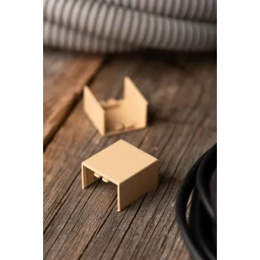 Соединитель (25х16) (4 шт) Plast PROxima под светлое дерево