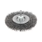 Щетка дисковая для дрели, витая стальная, 100мм
