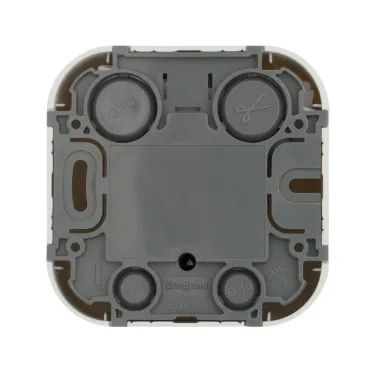 Quteo Розетка телевизионная TV наружная белая