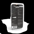 Фонарь светодиодный налобный 3 Вт 150 лм Черный IP33 на батарейках 3xААА GFL Gauss