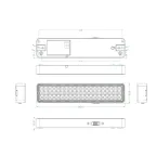 Светильник светодиодный аварийный непостоянный DBA-103-0-20 60LED 5ч IP20 (40/1600)