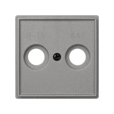 Крышка для розетки R-TV/SAT (ТВ, Спутник), серый