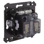 Avanti Розетка в стену 2P+E с з/ш Закаленная сталь