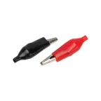 Зажим крокодил в изоляторе, длина 56 мм, ток 5A, 2 шт., пакет БОПП,