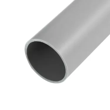 Труба гладкая жесткая ПВХ 20 мм, 3-метровая серая (150 м/уп), REXANT
