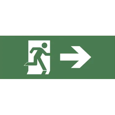 Этикетка самоклеющаяся 200х60мм Фигура/стрелка вправо DPA/DBA INFO-DBA-002