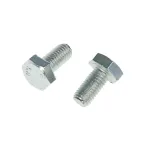 Болт DIN933 М6х16 шестигранная голова полная резьба оцинкованный (20 шт)