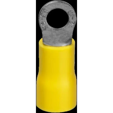 Наконечник кольцевой НКИ 6-4, желтый (50шт/уп.) Navigator
