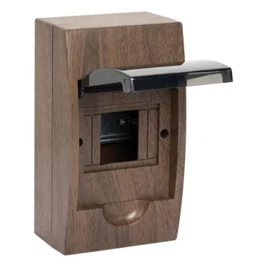 Щит распределительный навесной ЩРН-П- 4 темное дерево IP41 PROxima