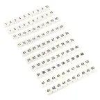 Маркеры для JXB-ST/Push-in 2,5 с нумерацией 1-50 для крепления сбоку (100 шт.) EKF