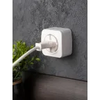 Розетка Минск одноместная ОП 10А без заземления белая