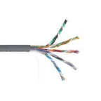 Витая пара U/UTP кат 5е 25 пар 24AWG solid 500м LSZH серый