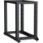 Стойка двухрамная LINEA F 20U 600х600-1000мм черная