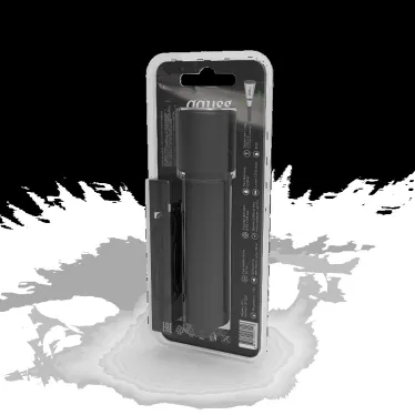 Фонарь светодиодный ручной 1 Вт 50 лм Черный IP3X аккумуляторный Li-ion 1200мАч GFL Gauss