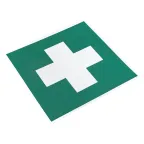 Наклейка ''Аптечка первой медицинской помощи'' EC01 (200х200мм)