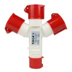 Адаптер 1013-14-16А-6h-380AC-3P+PE-IP44