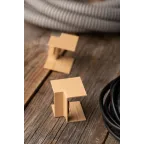 Угол внутренний (40х25) (4 шт) Plast под светлое дерево