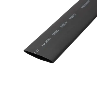 Термоусаживаемая трубка 30,0 15,0 мм, черная, упаковка 10 шт. по 1 м, REXANT