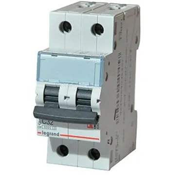 Автоматический выключатель TX? 6000 - 6 кА - тип характеристики C - 2П - 230/400 В~ - 10 А - 2 модуля