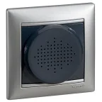 VALENA Рамка 1 пост горизонтальная алюминий