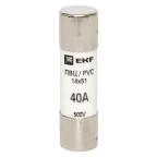 Вставка плавкая цилиндрическая ПВЦ 14х51 40А
