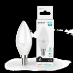 Лампа светодиодная LED 8 Вт 540 лм 4100К свеча нейтральный E14 AC 220В Elementary Gauss