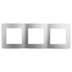 Рамка на 3 поста, Эра12, алюминий, 12-5003-03