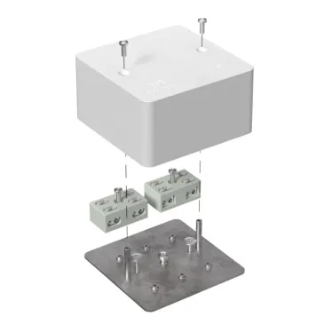 Коробка огнестойкая разветвительная для кабель-канала 40-0460-FR6.0-4-4-Р Е15-Е60 85х85х45