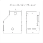 Переходник правый с крышкой Стандарт 150х100х100