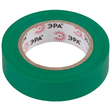 Изолента ПВХ 15мм*10м зеленая (10/500/16000)